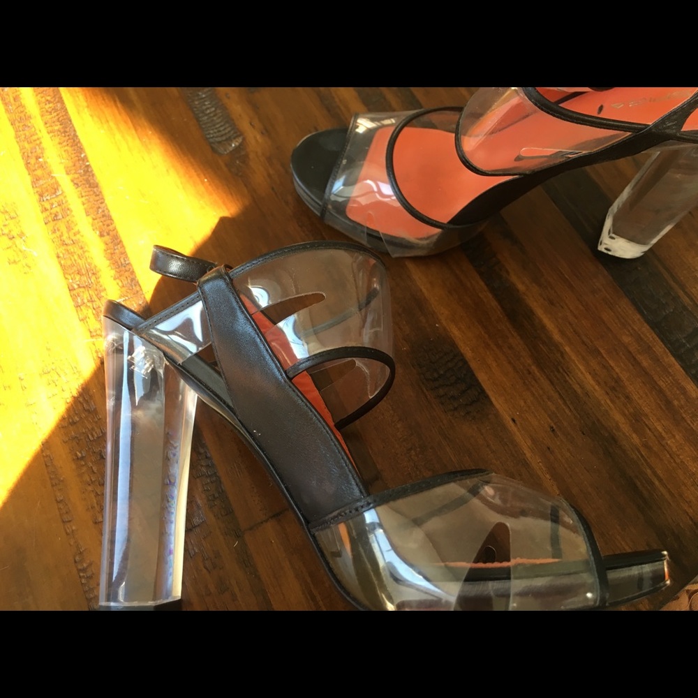 Cinderella heels transparent